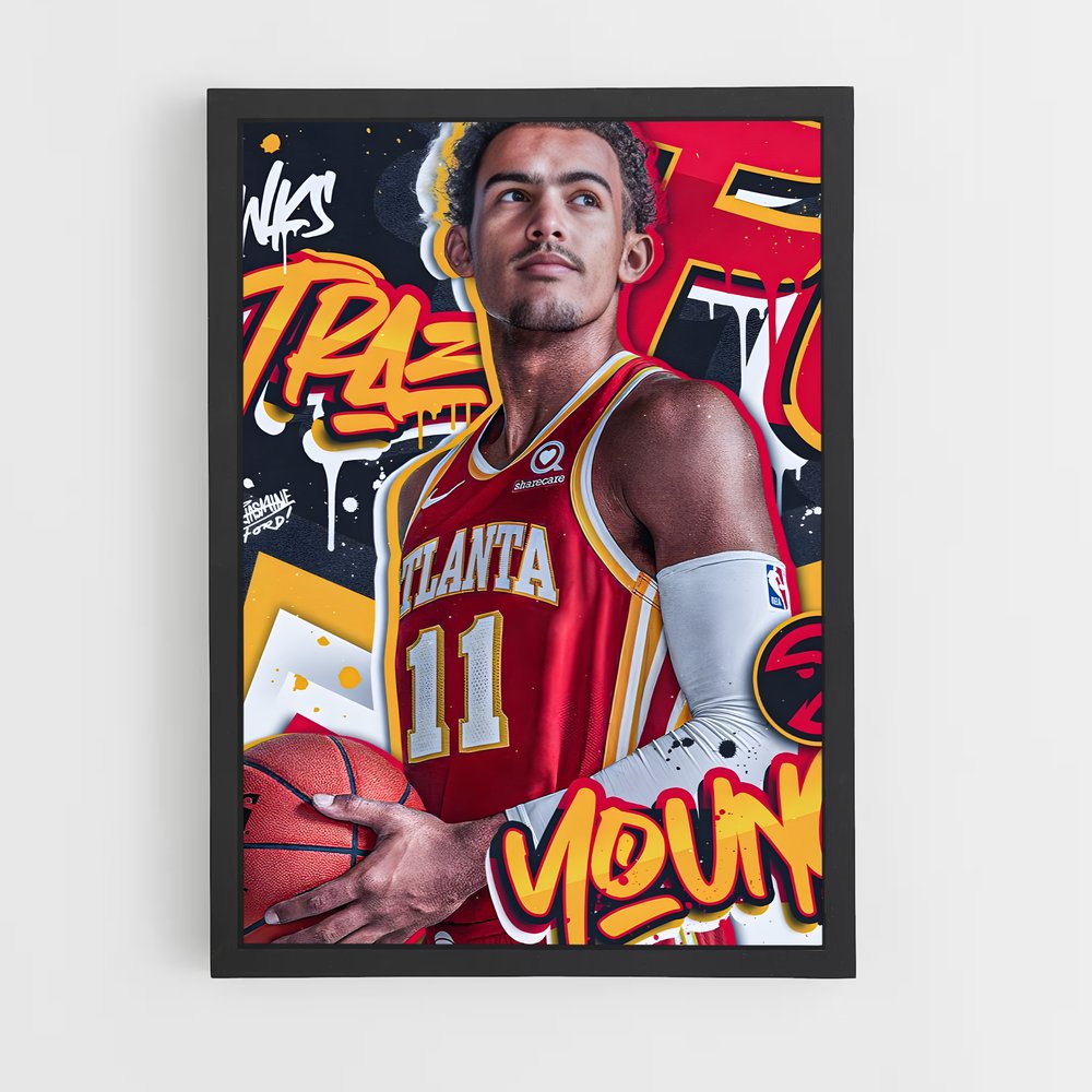 Poster Trae's Slam Dunk – affiche Basketball (vue 2)